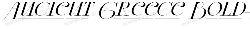 Ancient Greece Bold字体转换 Ancient Greece Bold字体转换